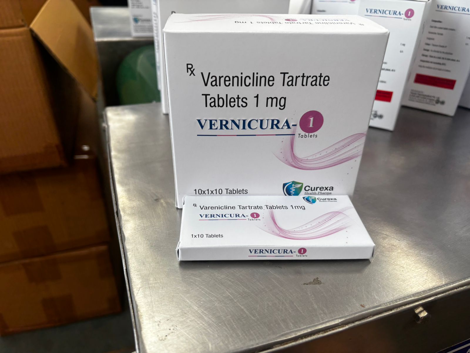 CureXa Health Pharma VERNICURA Product Display